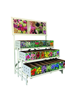 Display rack 1-sided Stand (120 x 80 x 120 cm) .