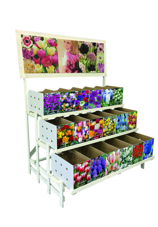 Display rack 1-sided Stand (120 x 80 x 120 cm) .